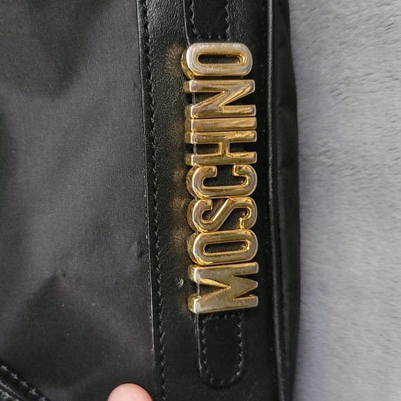 Moschino Redwall vintage black drawstring purse and matching wallet - Picture 8 of 16
